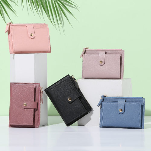 Women's Ultra-thin Card Bag Korean Version in Wallet Zipper