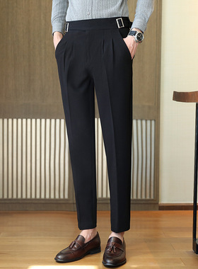 Naples Men's Casual Trousers With Light Drop Feel, Business