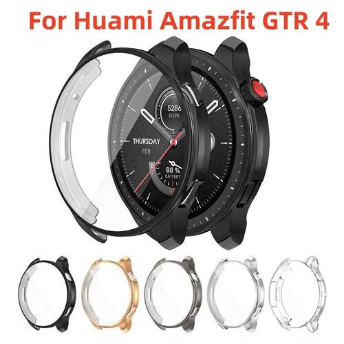 Protective ver For Amazfit GTR 4 Soft TPU Plating Screen Pro
