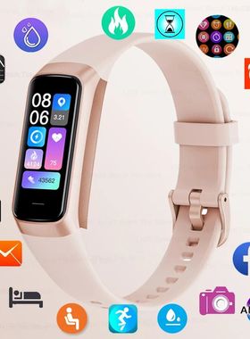 LIGE Women Smart Watch Sport Fitness Watch Waterproof Body T