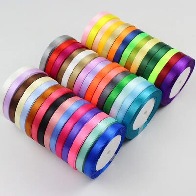 25yards/Roll (22 meters) Satin Ribbons for Wedding Birthday