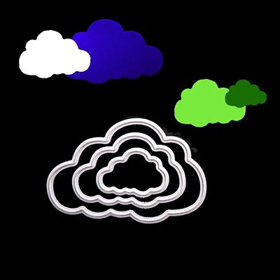 DIY Carbon Steel Cutting Dies Cloud Embossing  Die  and Past