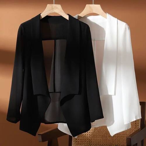 New Summer 2024 Women Sun Protection Capes Loose Shawl Thin