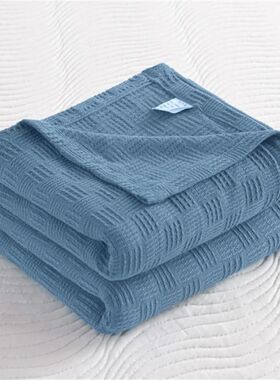 Soft Cozy 100% Cotton Throw Blanket Wide 100cm/150cm/180cm/2