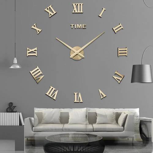 Special Offer 3d Big Acrylic Mirror Wall Clock Diy Quartz Wa