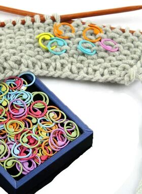 30/100pcs Zinc Based AlloyKnitting Stitch Markers Spiral Mul