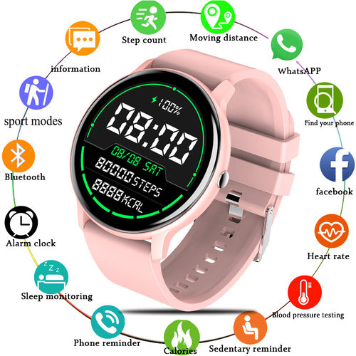 Lige/smart Watch Unisex Watch Smart Wearable Blood Pressure