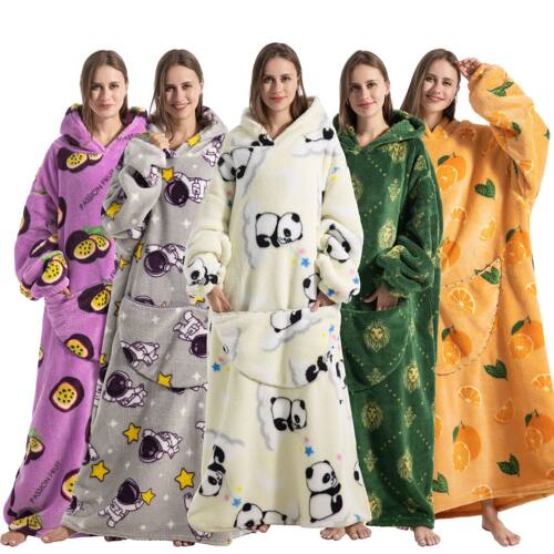 2024 New Oversized TV Wearable Blanket Extra Long Warm Plush