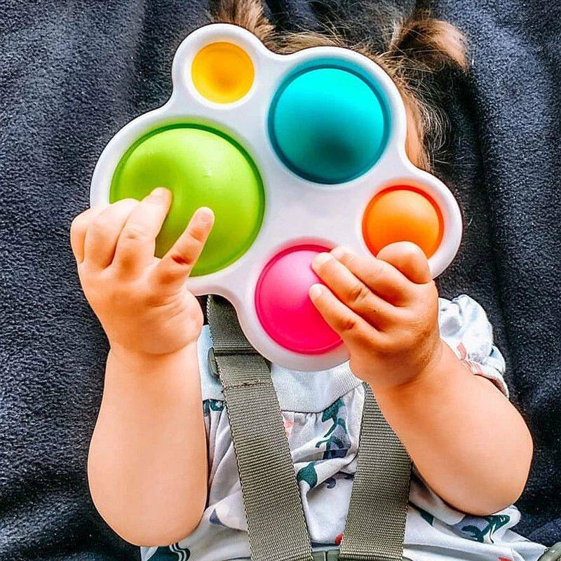 Infant Baby Toys Montessori Exercise Board Rattle Puzzle Col怎么看?