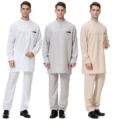 Ready Stock Middle Eastern Men's Robe, Robe And Pants Suit,