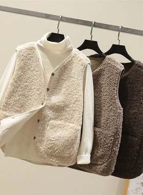 Korean New Vests 2024 Spring Autumn Vest Women Waistcoat Win