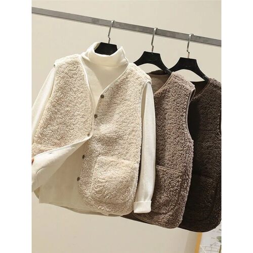 Korean New Vests 2024 Spring Autumn Vest Women Waistcoat Win