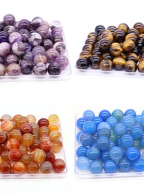 16mm Crystal Ball Healing Chakras Natural Gems Sphere Polish