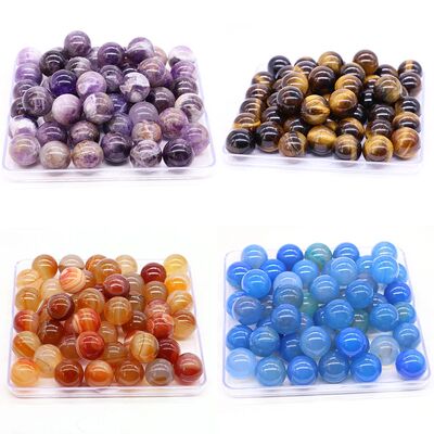16mm Crystal Ball Healing Chakras Natural Gems Sphere Polish