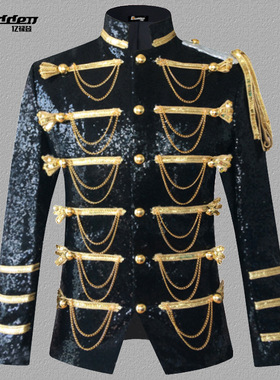 Palace Costume Performance Costume, Male Host Emcee Dress St