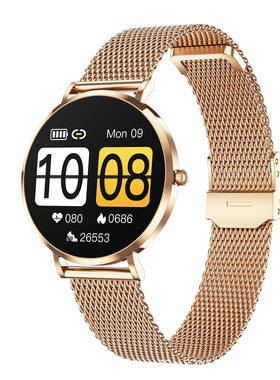 Stainless Steel Case T8mini Ultra-thin 1.19-inch Amoled 390*