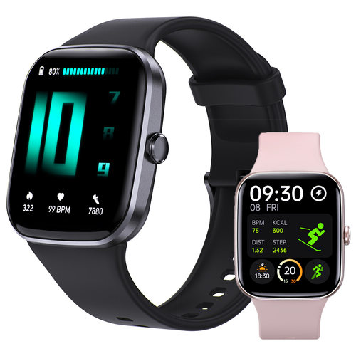 Q32 Smart Watch Bluetooth Call Heart Rate Blood Pressure Tem