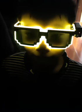 LED儿童发光眼镜舞台表演墨镜潮