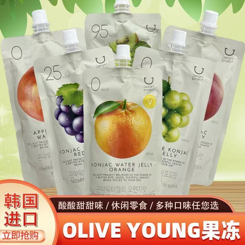 韩国进口Delightproject蒟蒻果味