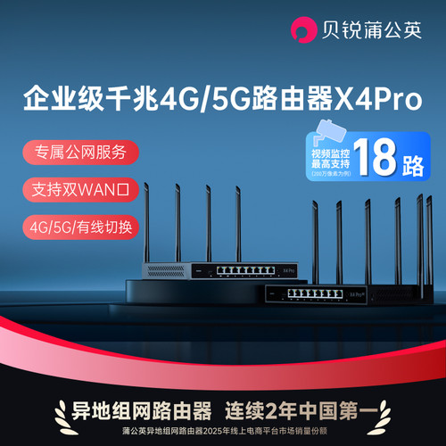 企业级路由可4G插卡8千兆网口