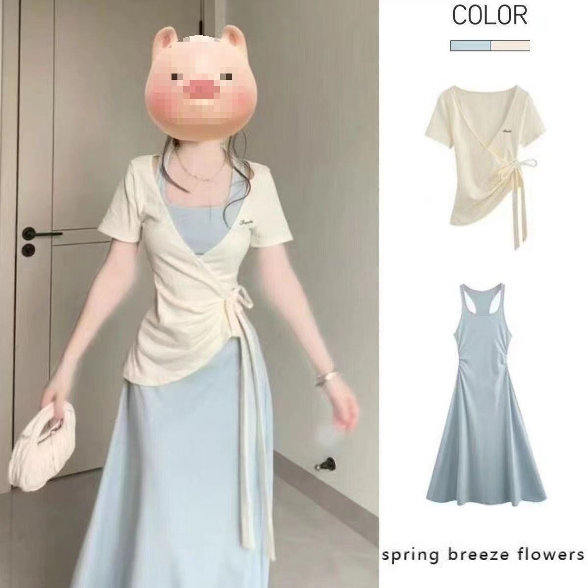 女新款夏季显瘦吊带连衣