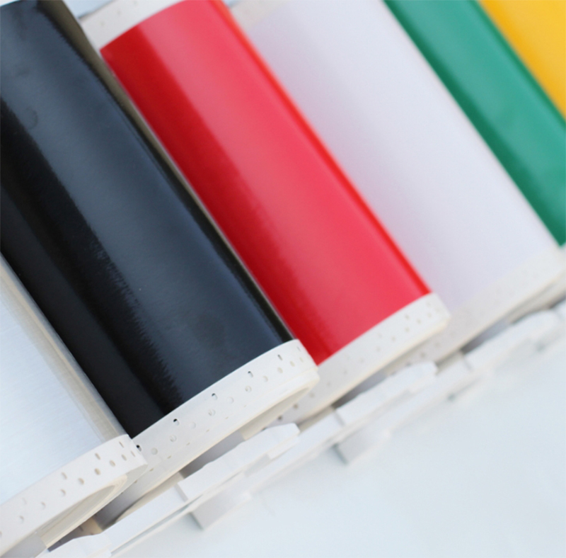 创硕 贴纸 TE-FX110mm 强粘标签纸适用CPM-100HG3C 100HG5C 100HC  (可选透明白黄红绿蓝黑紫银各色)