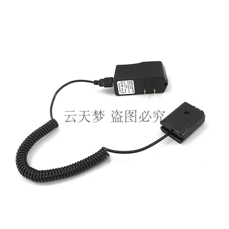 适索尼PW20假电池适配器USB转接弹簧线FW50电池QX1A6400a5100a7m2