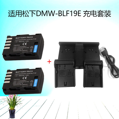 DMW-BLF19E电池充电器套装 BLF19GK适用松下DMC-GH3 GH5 GH4