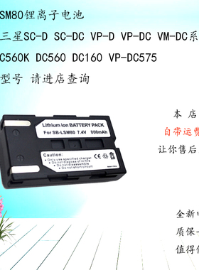 SB-LSM80电池适用三星SC-D263 D351 D953 D955 D963 D965 D975