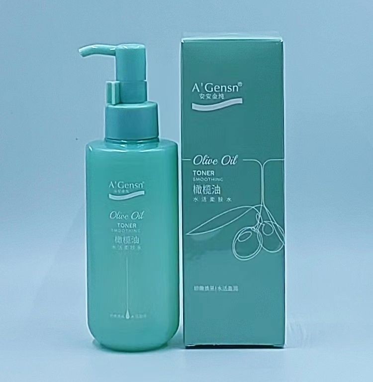正品 安安金纯橄榄油水活柔肤水150ml紧肤水收缩毛孔化妆水爽肤水