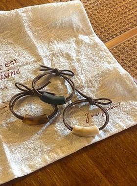 好看细款弹力发绳复古