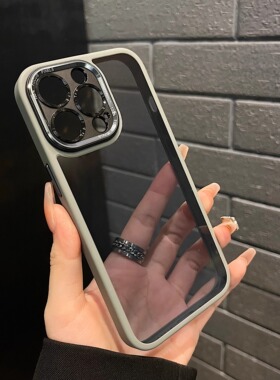 【高品质】莱卡金属镜头16全包iPhone15promax手机壳12适用苹果14pro max保护套13plus防摔11透明高级感硅胶