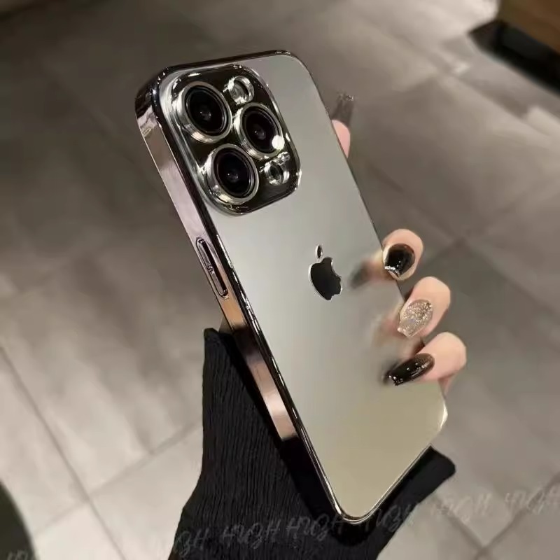 高级感原机带镜头膜手机壳