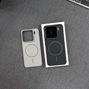 适用小米15pro/14/13简约手机壳小米14Pro新款细磁吸圈13磨砂肤感简约xiaomi超薄保护套全包防摔15防滑防指纹