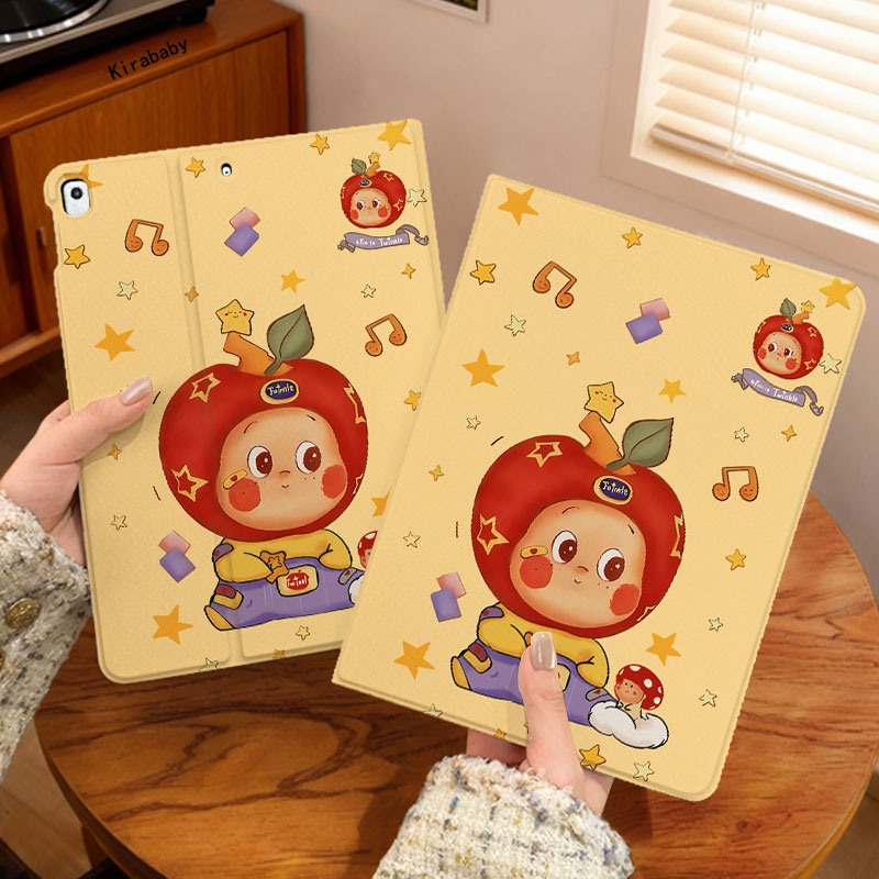 适用ipad保护壳星星人带笔槽