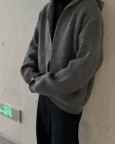 Кардиган, куртка, ретро японский свитер с капюшоном, изысканный стиль