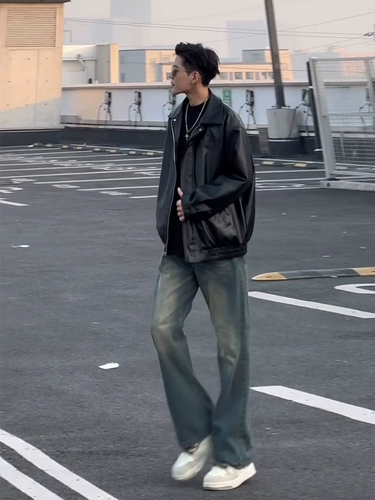 Летняя куртка, ретро бейсбольная полиуретановая форма, изысканный стиль, в американском стиле