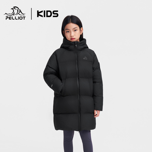 【好物体验】伯希和儿童羽绒服800蓬鹅绒男女童中长款秋冬外套