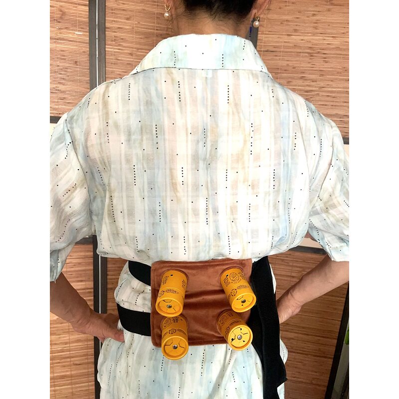 艾灸腰扭伤腰疼背部灸器