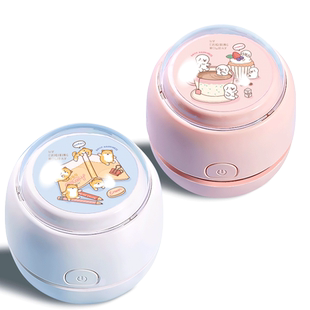 得力桌面清洁器吸尘器小学生清洁文具吸橡皮擦屑机铅笔屑大吸力充电电动橡皮擦套装儿童学习自动清理吸灰神器