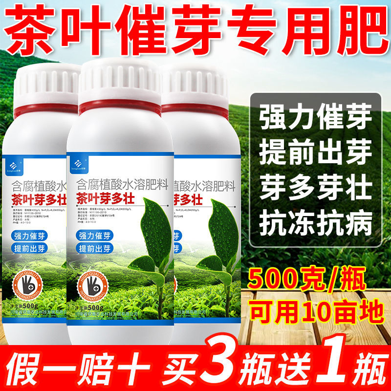 茶叶专用叶面肥喷施催芽催芽素催芽剂爆牙素有机水溶肥壮芽嫩芽素图片