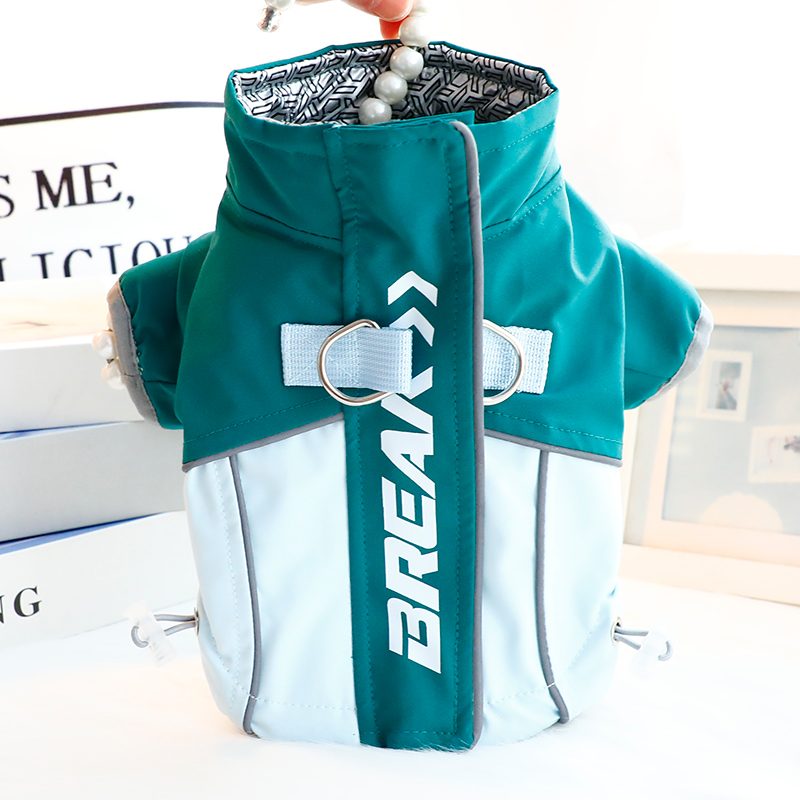 可牵引 背部拉链 男女都能穿 三防保暖