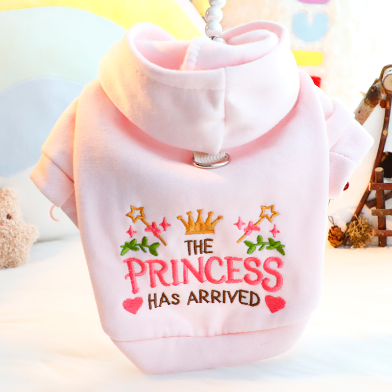 Accope猫咪狗狗小公主带帽卫衣