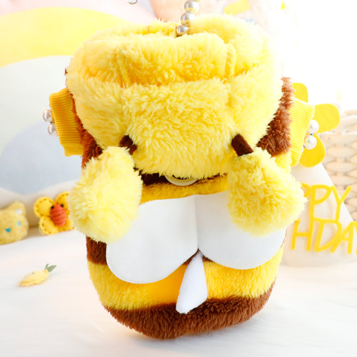 可牵引 蜜蜂变身装 男女猫咪狗狗都能穿