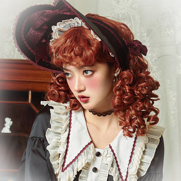 【vanyar】洋娃娃油画绵羊复古卷发 lolita假发  珍妮  多色现货