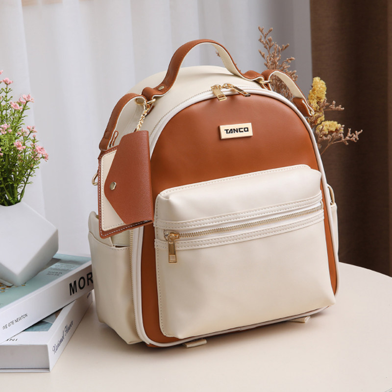 2021新款真皮妈咪包背包多功能双肩母婴包轻便奶瓶包便携式尿布包