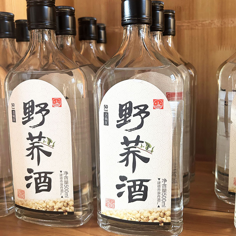 浪舟浙江荞麦瓶装50度500ml