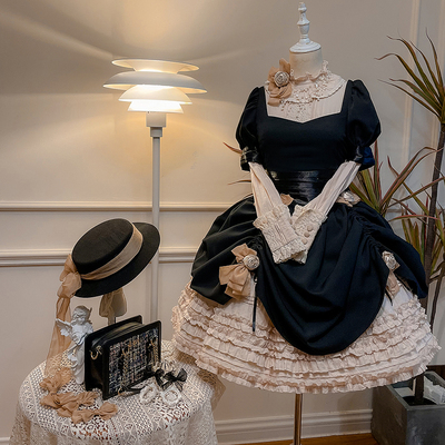 时之神殿lolita泡泡袖OP