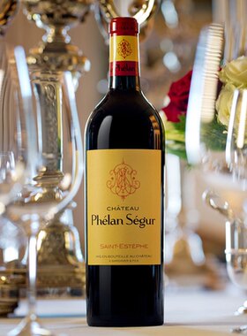 行货法国圣爱斯泰夫PhélanSégur飞龙世家干红葡萄酒201*年750ml