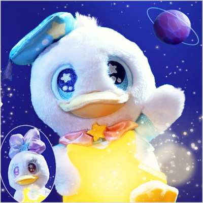 韩国代购进口正版迪士尼梦幻星星眼唐老鸭/黛丝玩偶公仔/毛绒玩具